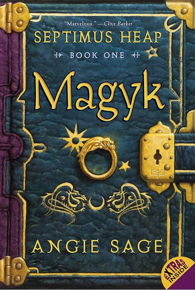 Cover of Magyk by Angie Sage.