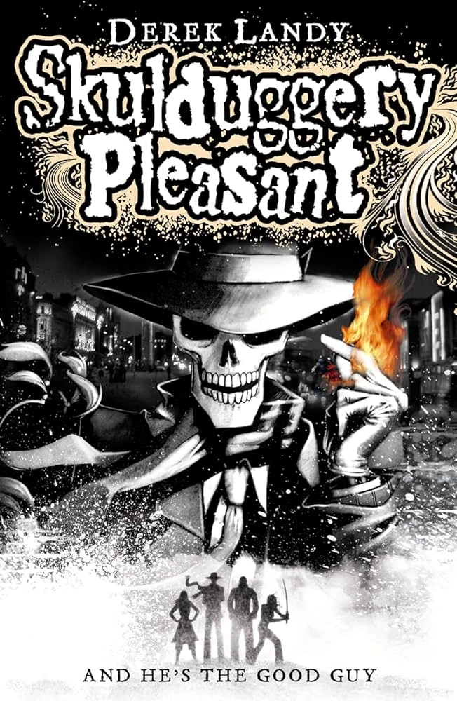 Cover of Skulduggery Pleasant by Derek Landy.