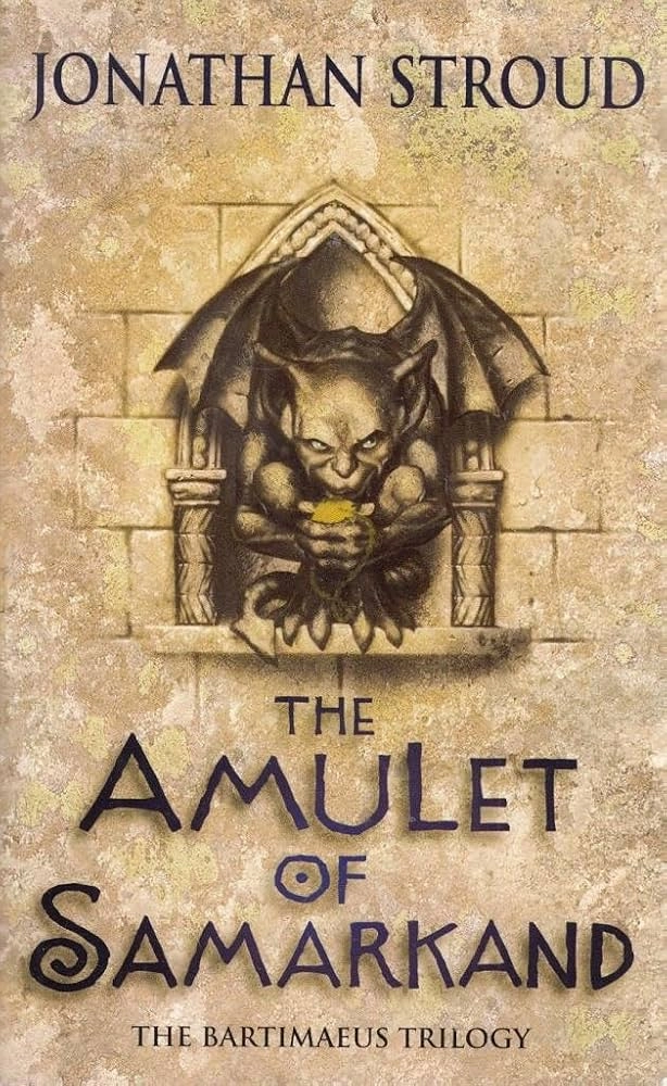 Cover of The Amulet of Samarkand by Jonathan Stroud.